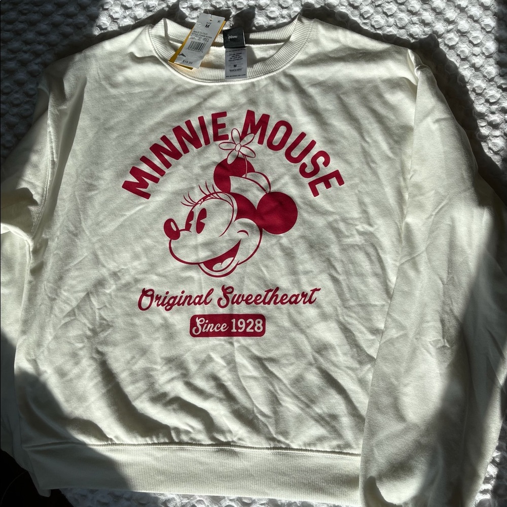 NWT DISNEY Minnie Mouse Crew Neck